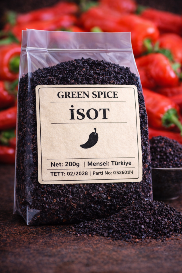 İsot 200 g Urfa İsot Biberi Doğal Baharat | GreenSpice