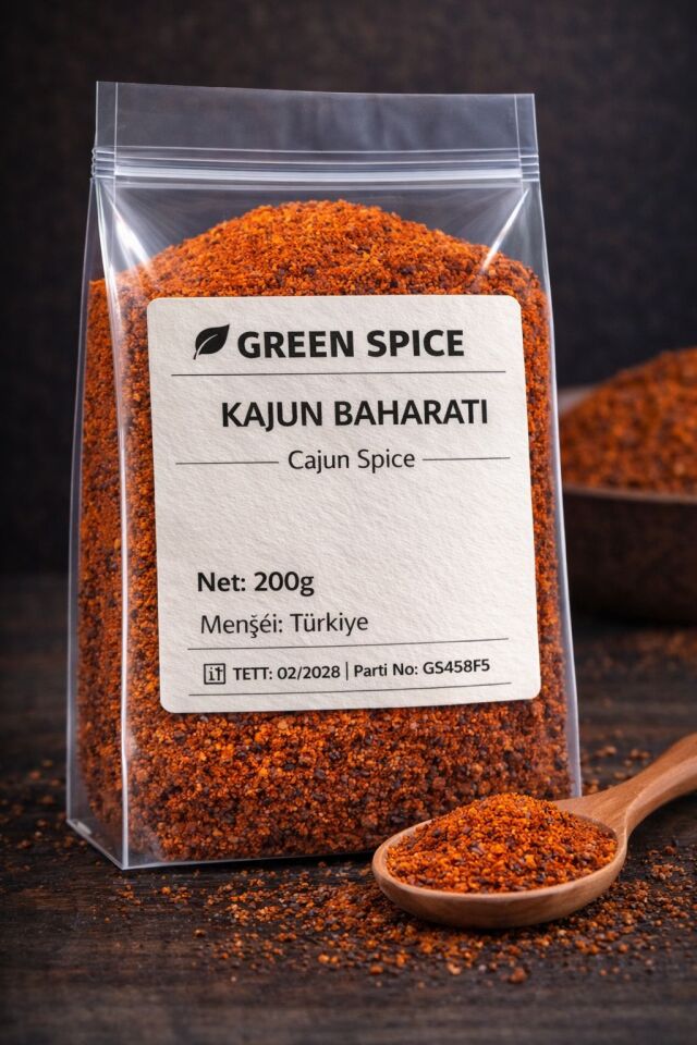 Kajun Baharatı 200 g Cajun Baharat Karışımı | GreenSpice