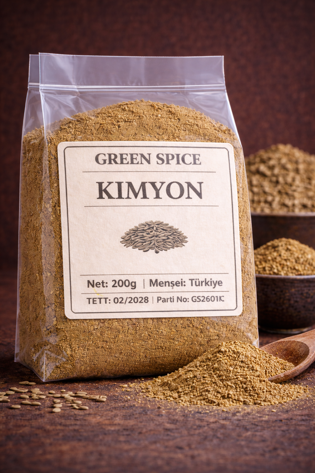 Kimyon 200 g Doğal Toz Kimyon Baharatı | GreenSpice