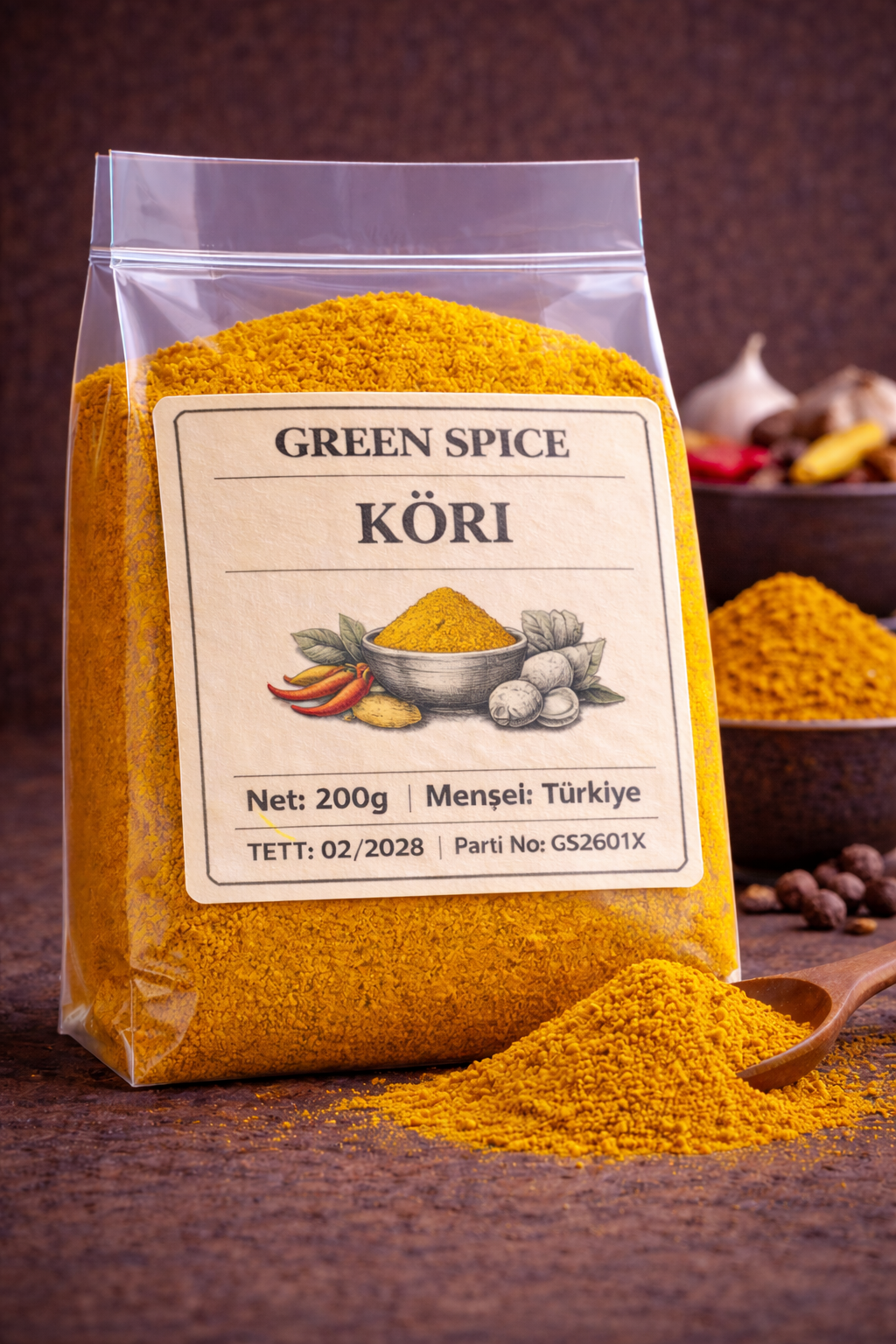 Köri 200 g Köri Baharat Karışımı | GreenSpice