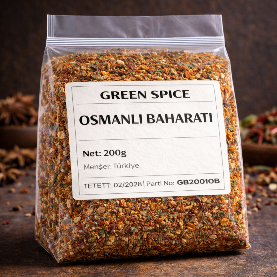 Osmanlı Baharatı 200 g Özel Baharat Karışımı | GreenSpice