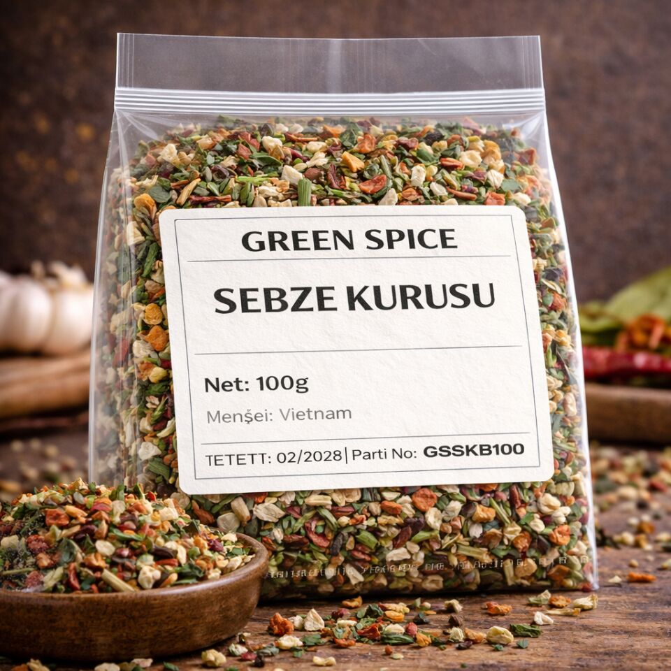 Sebze Kurusu 100 g Kurutulmuş Sebze Karışımı | GreenSpice