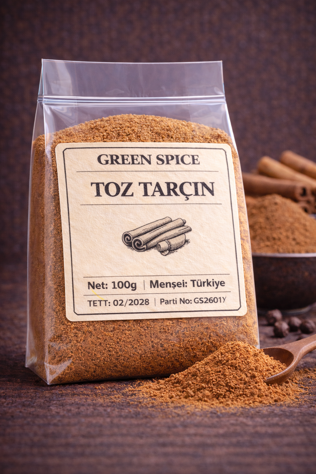 Toz Tarçın 100 g Doğal Tarçın | GreenSpice