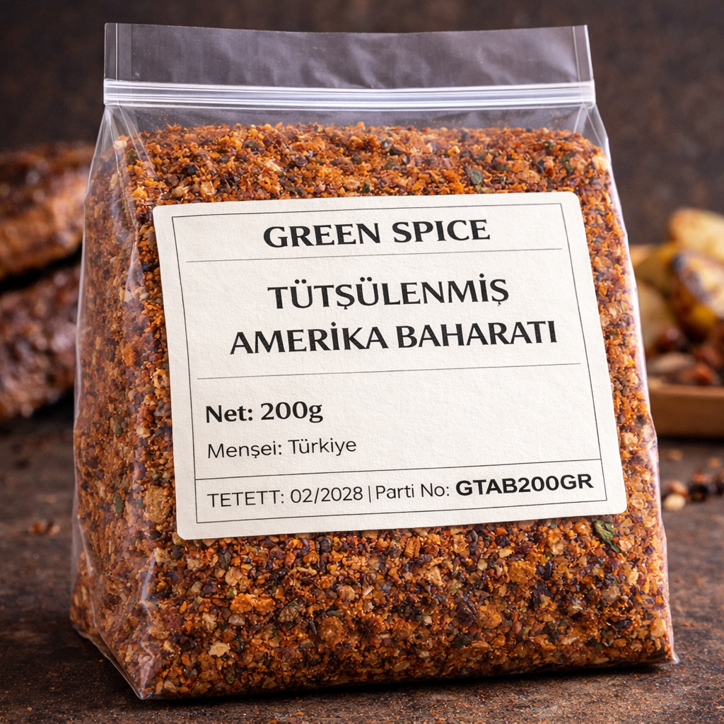 Tütsülenmiş Amerika Baharatı 200 g Özel Karışım | GreenSpice