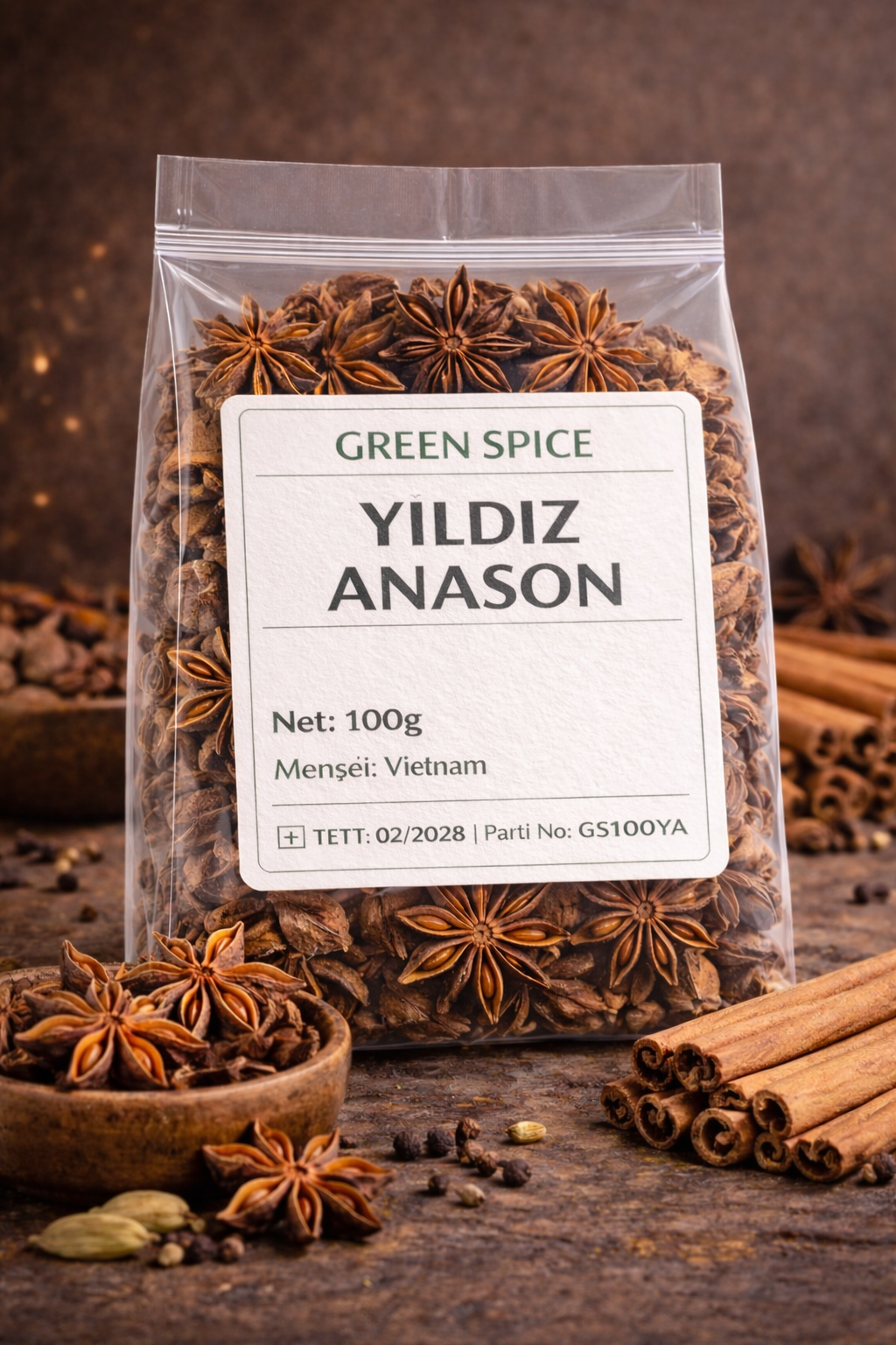 Yıldız Anason 100 g Doğal Yıldız Anason | GreenSpice