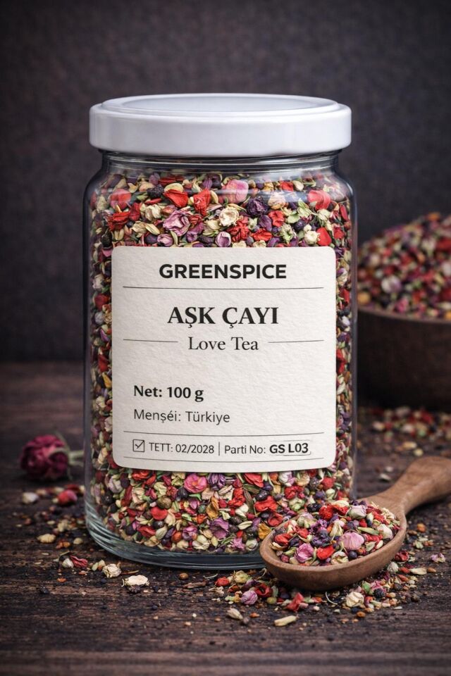 Aşk Çayı 100 g Doğal Bitki Çayı Karışımı | GreenSpice