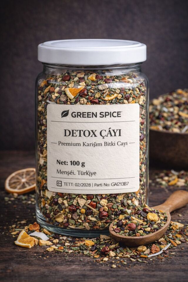 Detox Çayı 100 g Doğal Bitki Çayı Karışımı | GreenSpice