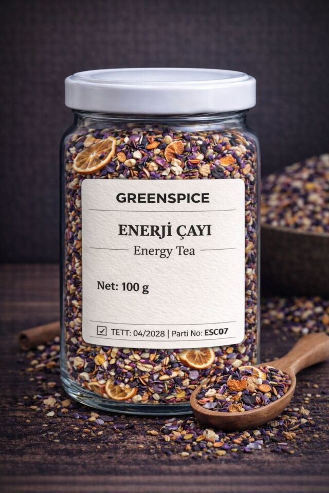 Enerji Çayı 100 g Doğal Bitki Çayı Karışımı | GreenSpice