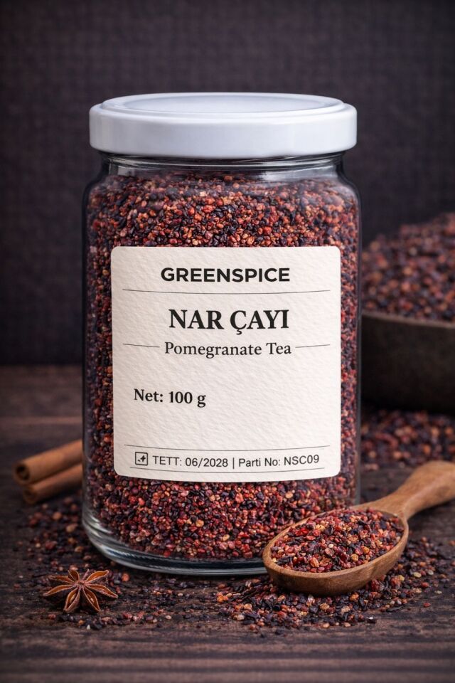 Natural Nar Çayı 100 g Doğal Bitki Çayı | GreenSpice