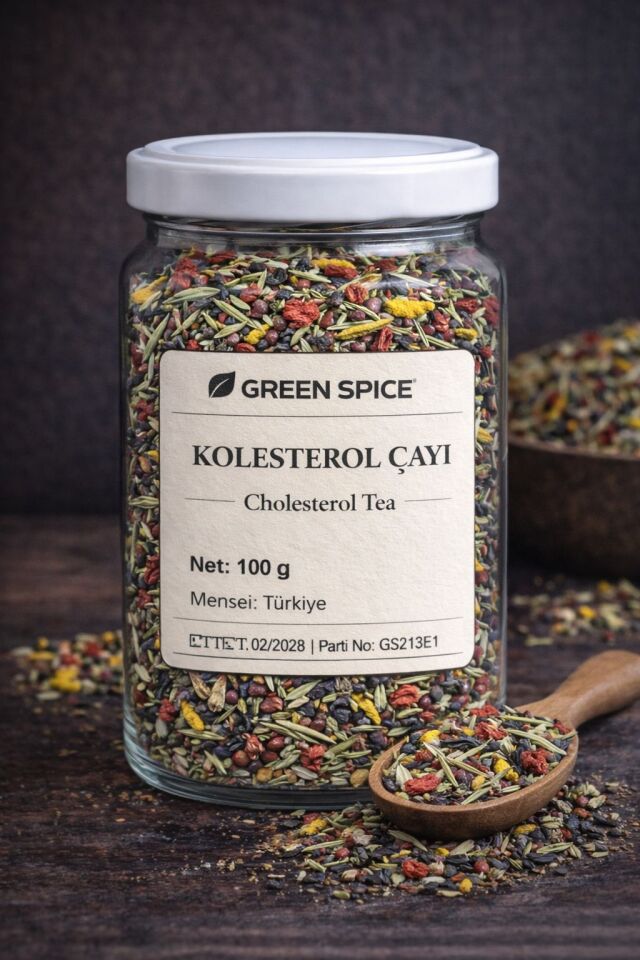 Kolesterol Çayı 100 g Doğal Bitki Çayı Karışımı | GreenSpice