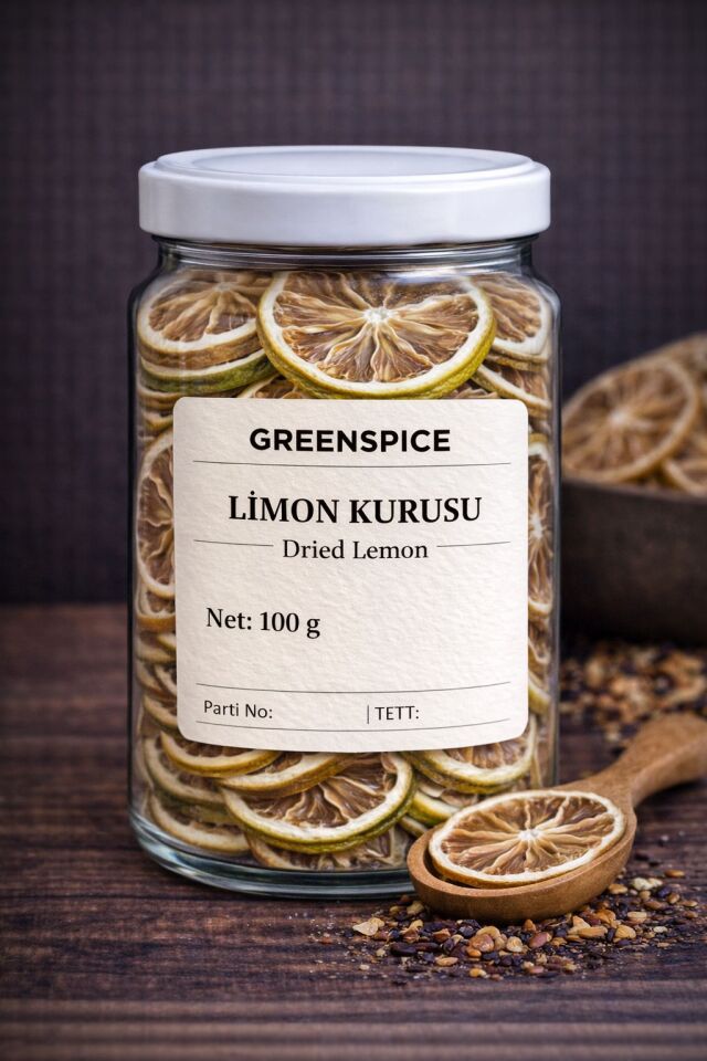 Limon Kurusu 100 g Doğal Kurutulmuş Limon | GreenSpice