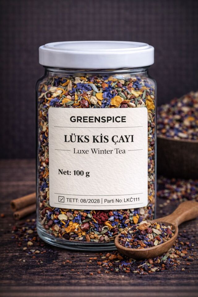 Lüks Kış Çayı 100 g Doğal Bitki Çayı Karışımı | GreenSpice