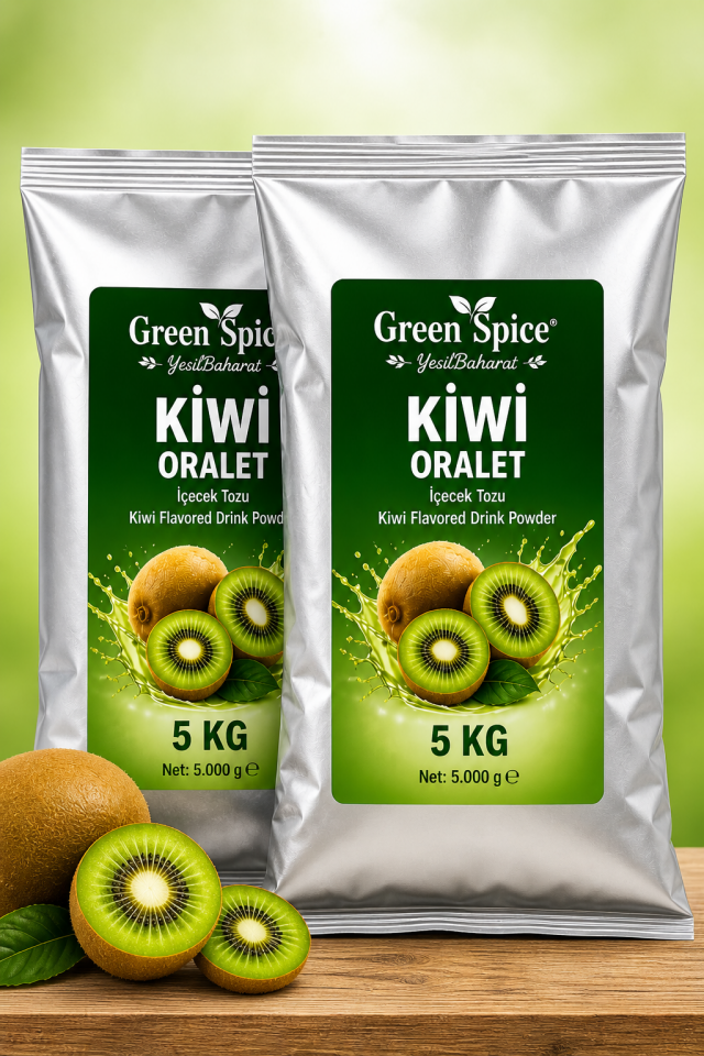 Green Spice Kiwi Oralet 5 KG Vakumlu (2’li Avantaj Paket)